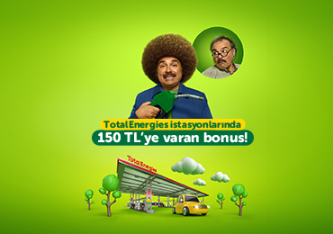 Garanti Bonus ile TotalEnergies İstasyonlarında 150 TL'ye varan Bonus!