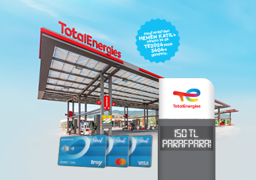 Paraf ile TotalEnergies İstasyonlarında 150 TL Parafpara!