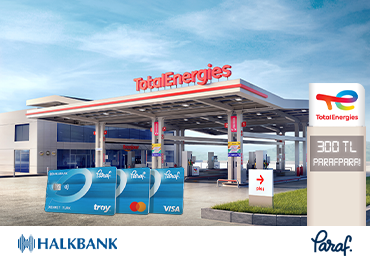 Paraf ile TotalEnergies İstasyonlarında 300 TL ParafPara!