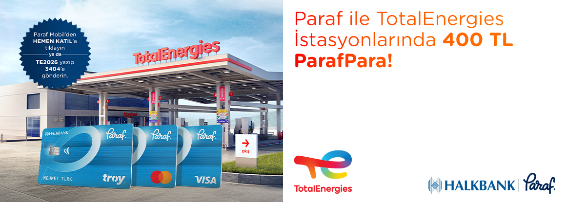 TotalEnergies İstasyonları’ndan  ParafPara hediye kampanyası başlıyor