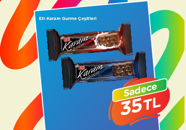 Eti Karam Gurme Çeşitleri 35 TL!