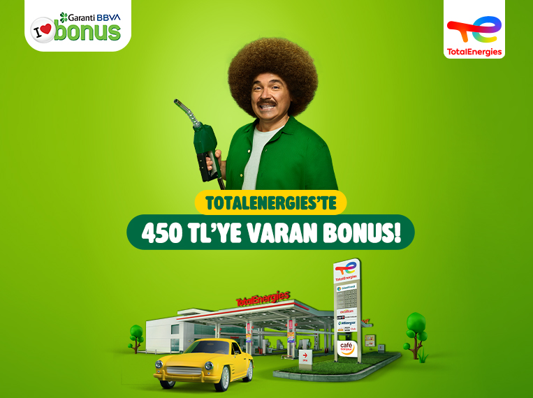 TotalEnergies'te 450 TL'ye varan Bonus Kampanyası